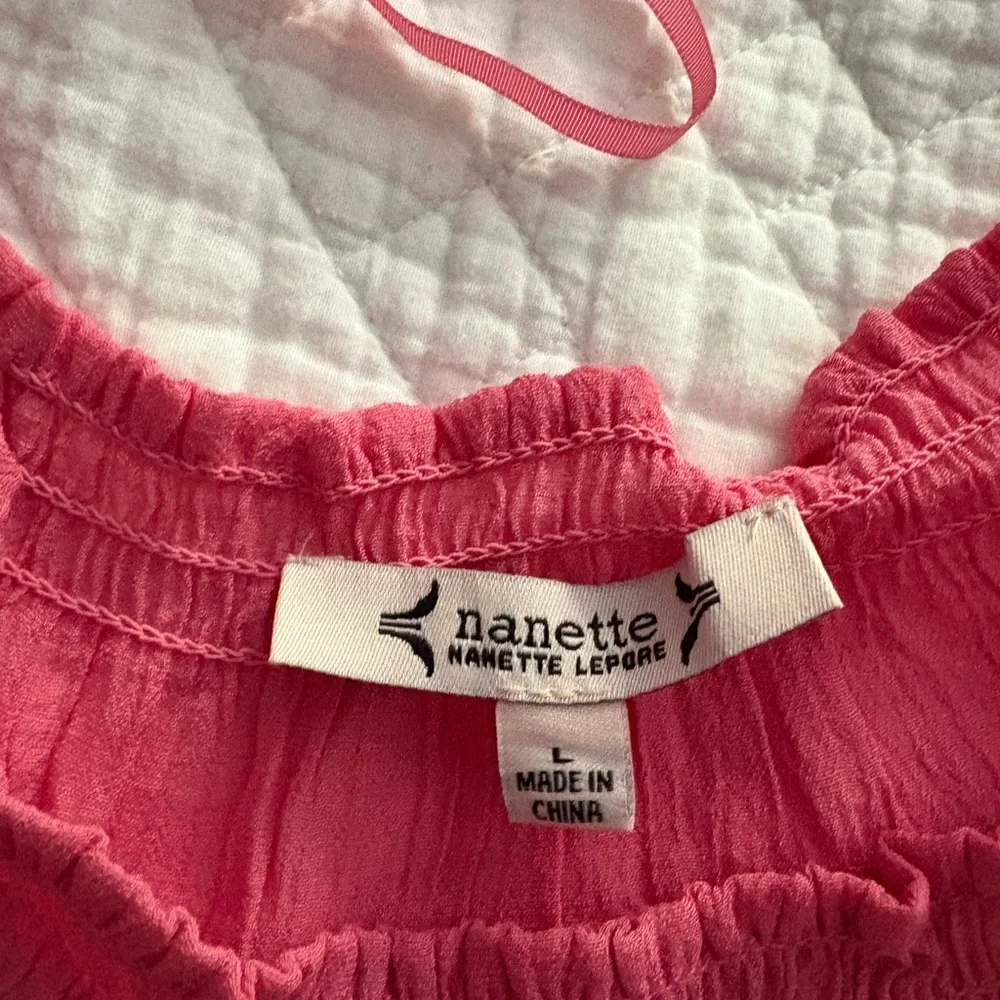 Nanette Lepore Coral Blouse - Picture 2 of 2